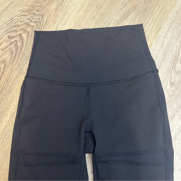 Lululemon Wunder Under Pant (Hi-Rise) *Tech Mesh 28" Black - Picture 6 of 11